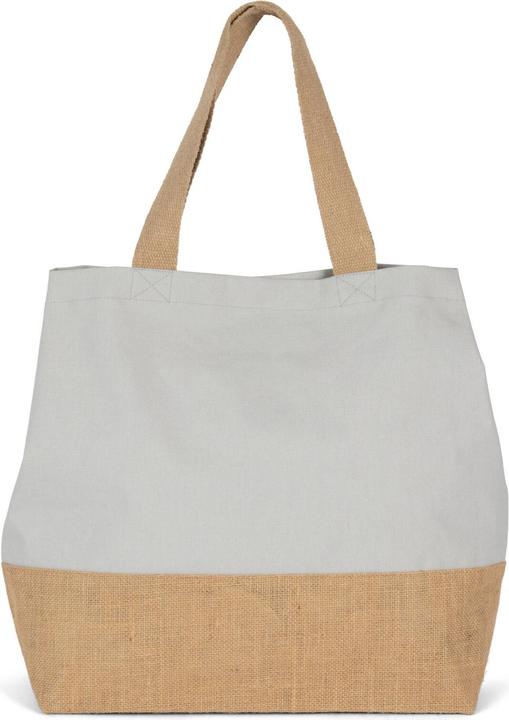 Kimood Tote bag Baumwolltuch und Jute