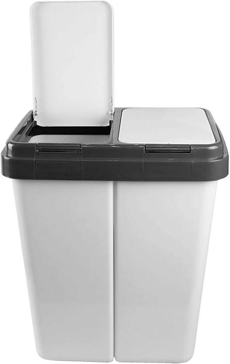 Image du produit Alpfa 2x25 litres poubelle, blanc (50 l)