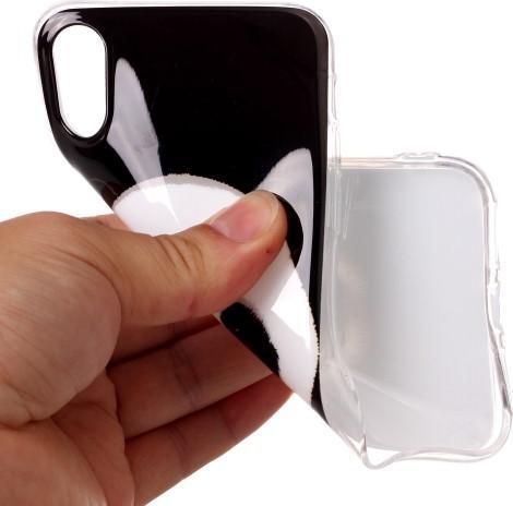 Produktbild Ueli Express iPhone XS / X Slim Gummi Schutzhülle Panda (Apple iPhone XS, Apple iPhone X)