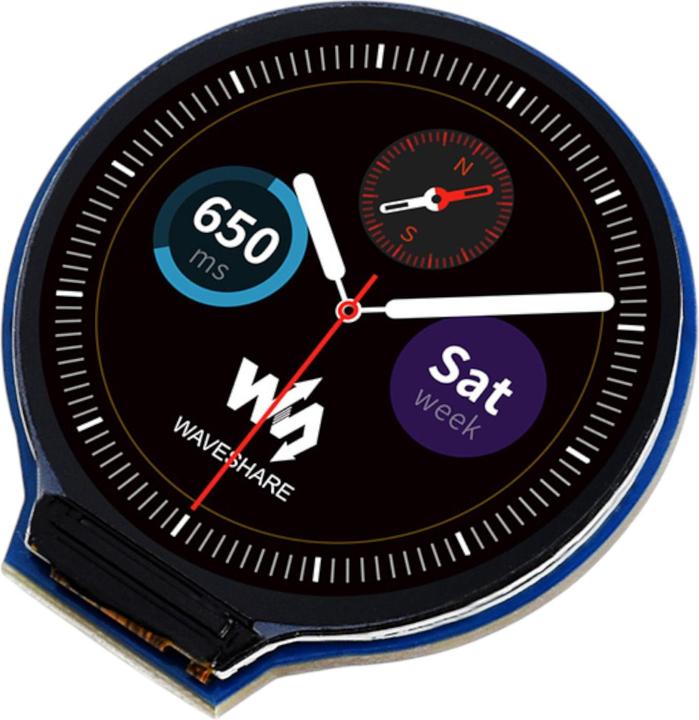 Produktbild WaveShare 1.28inch LCD Display Rund 240x240