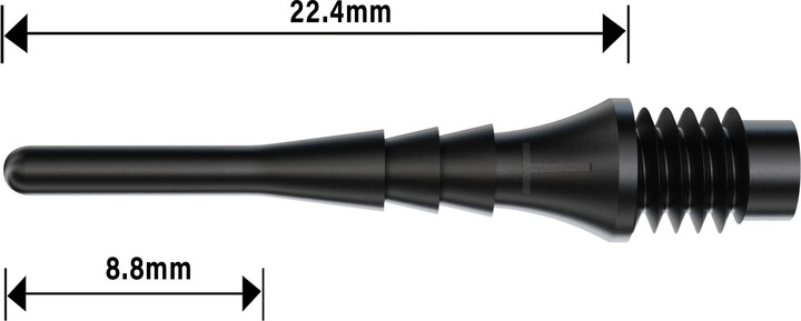 Produktbild Bull's Tufflex Soft Tips 6mm(2BA)