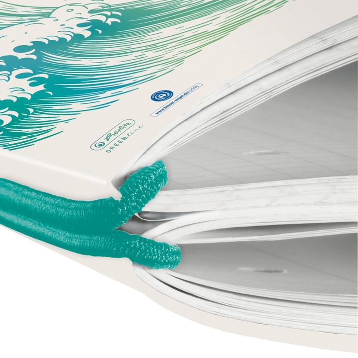 Produktbild Herlitz my.book Flex Notizbuch A4 80 Blätter Weiss (A4, Kariert, Liniert, Weicher Einband)