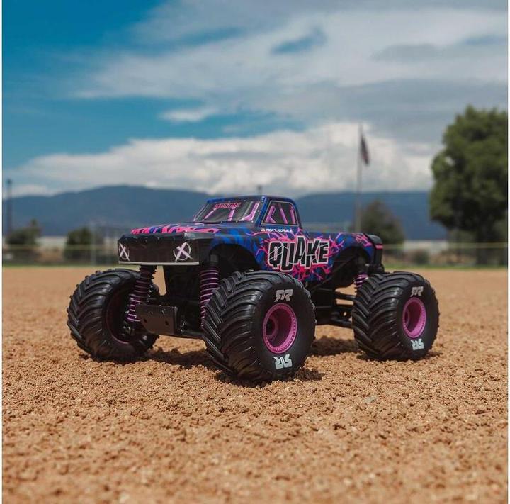 Immagine prodotto Arrma Monster Truck Quake Grom 4x4 Brushed RTR 1:16 Lila (RTR pronto all'uso)