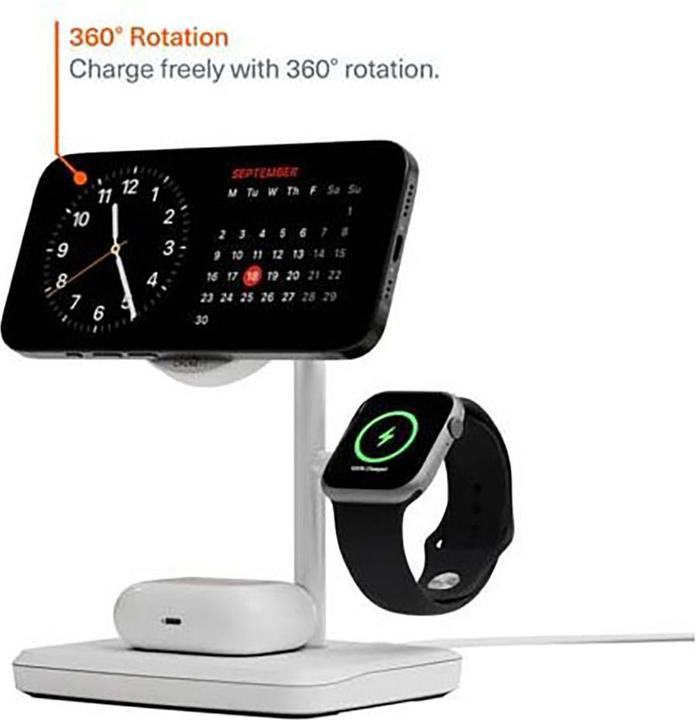 Immagine prodotto Cygnett ChargeBase Qi2 Caricatore Magnetico Wireless 3 (36 W)