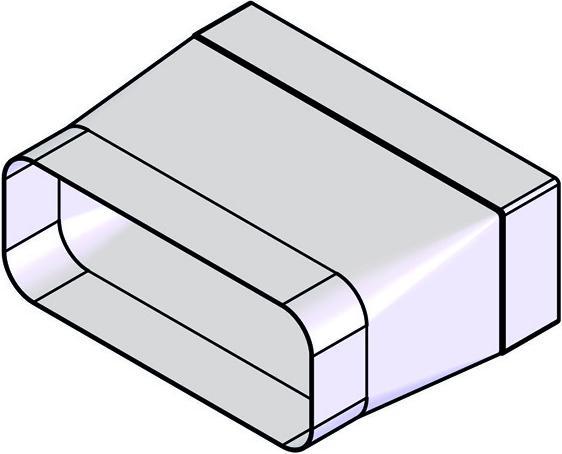 Actual product image Hastrag Connection sleeve for flat duct