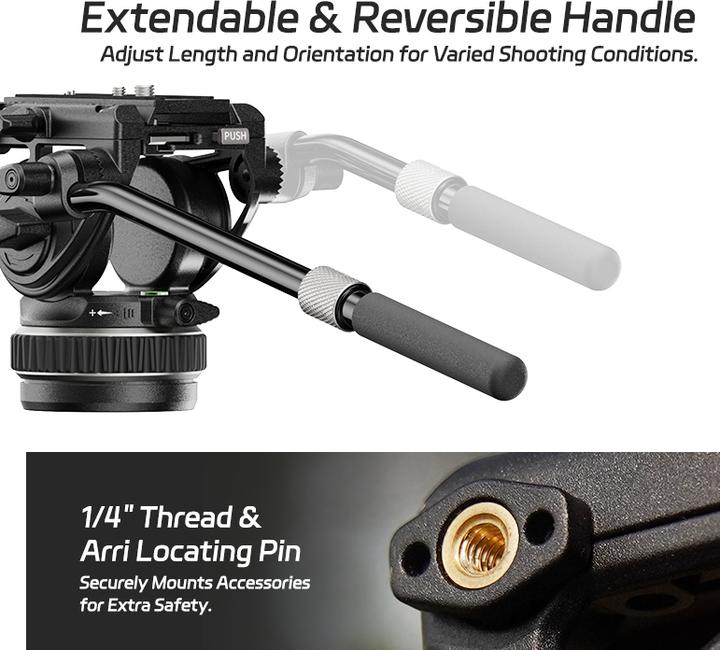 Image du produit Yc onion Tête fluide FH75 (Tête vidéo)