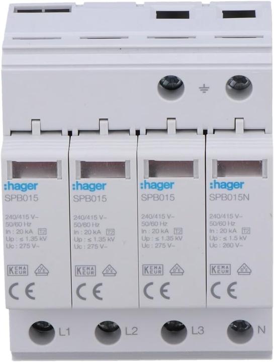 Actual product image Hager Surge arrester