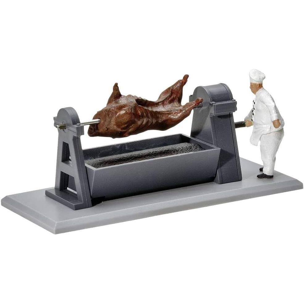 Viessmann H0 Grill mit drehendem Ochsen (1552)