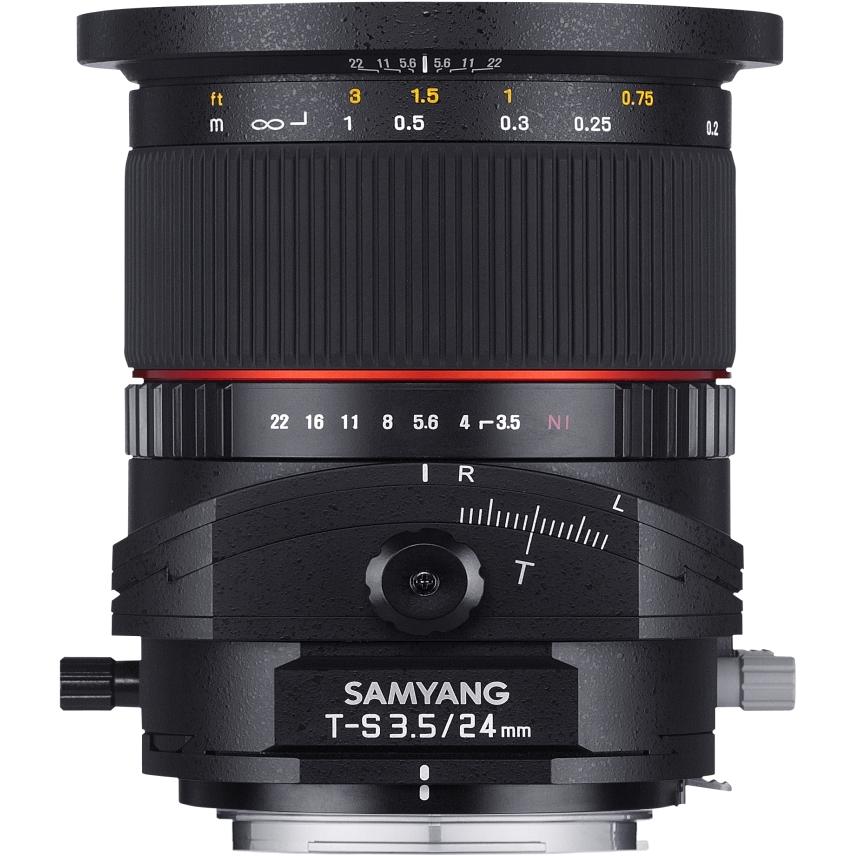 Samyang 24mm f/3.5 ED AS UMC Tilt/Shift, Sony E (Sony E, Vollformat), Objektiv, Schwarz