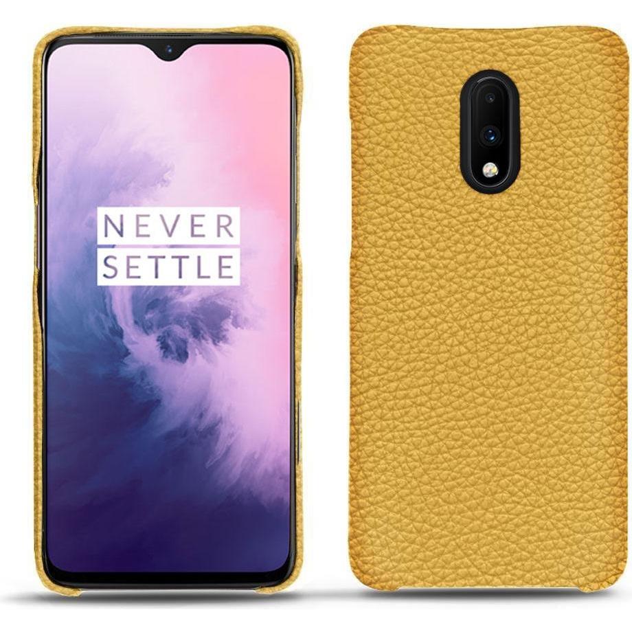 Noreve Lederschutzhülle (OnePlus 7), Smartphone Hülle, Orange