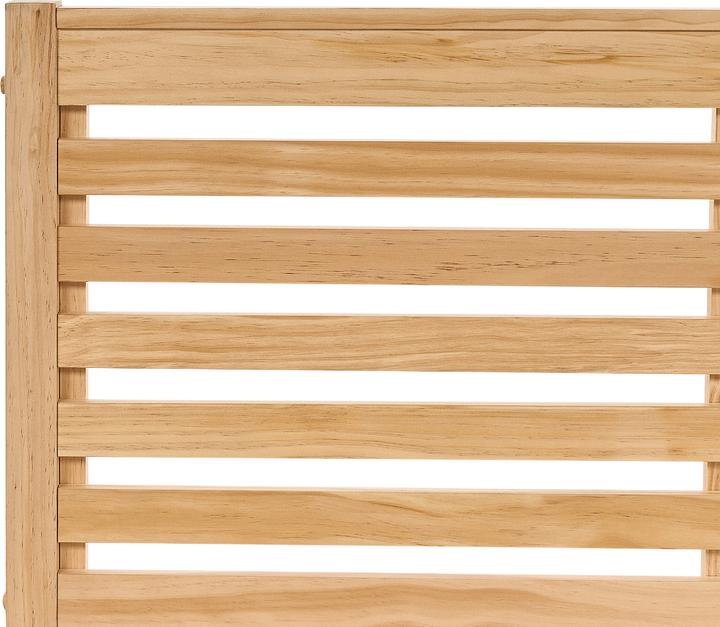 Actual product image Beliani Wooden bed light brown slatted frame 160 x 200 cm CARNAC (160 x 200 cm)