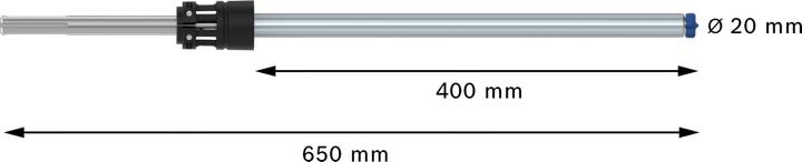 Produktbild Bosch Professional Zubehör Expert SDS Clean max-8X Hammerbohrer, 20 x 400 x 650 mm (bis 20 Millimeter)