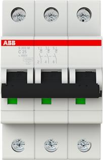 Produktbild ABB S203M-C25 Sicherungsautomat 25A pro M compact 3-polig