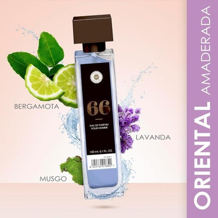 Produktbild IAM Pharma iap PHARMA PARFUMS No-66 Eau de Parfum Spray for Men 150ml (Eau de Parfum, 150 ml)