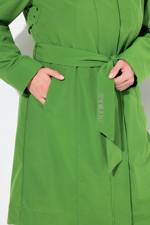 Produktbild Ulla Popken HYPRAR Softshell-Trenchcoat, wasserabweisend, Gürtel (50, 52)
