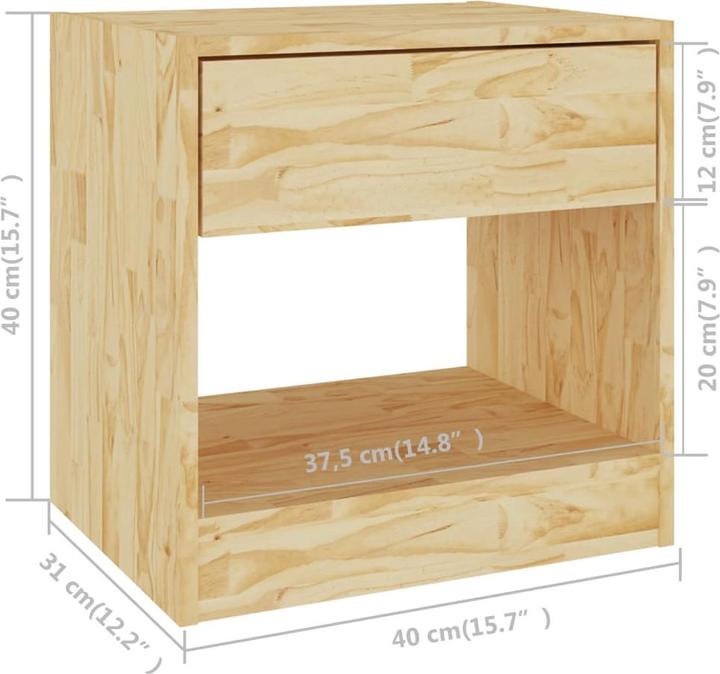 Immagine prodotto vidaXL Nachttisch (31 x 31 x 40 cm)