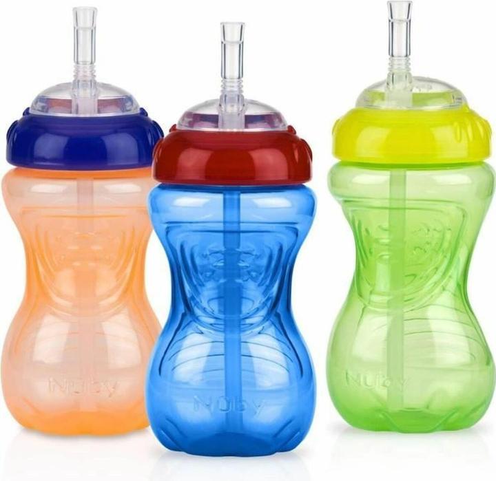Nuby Lernglas Nûby Bunt 300 ml 3 Stücke