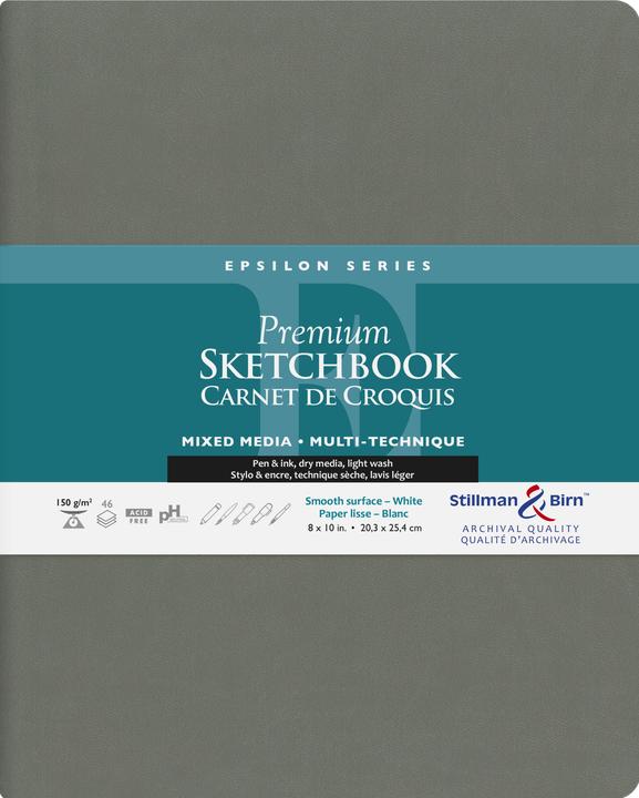 Image du produit Stillmann & Birn Cahier Epsilon relié (Blanc)