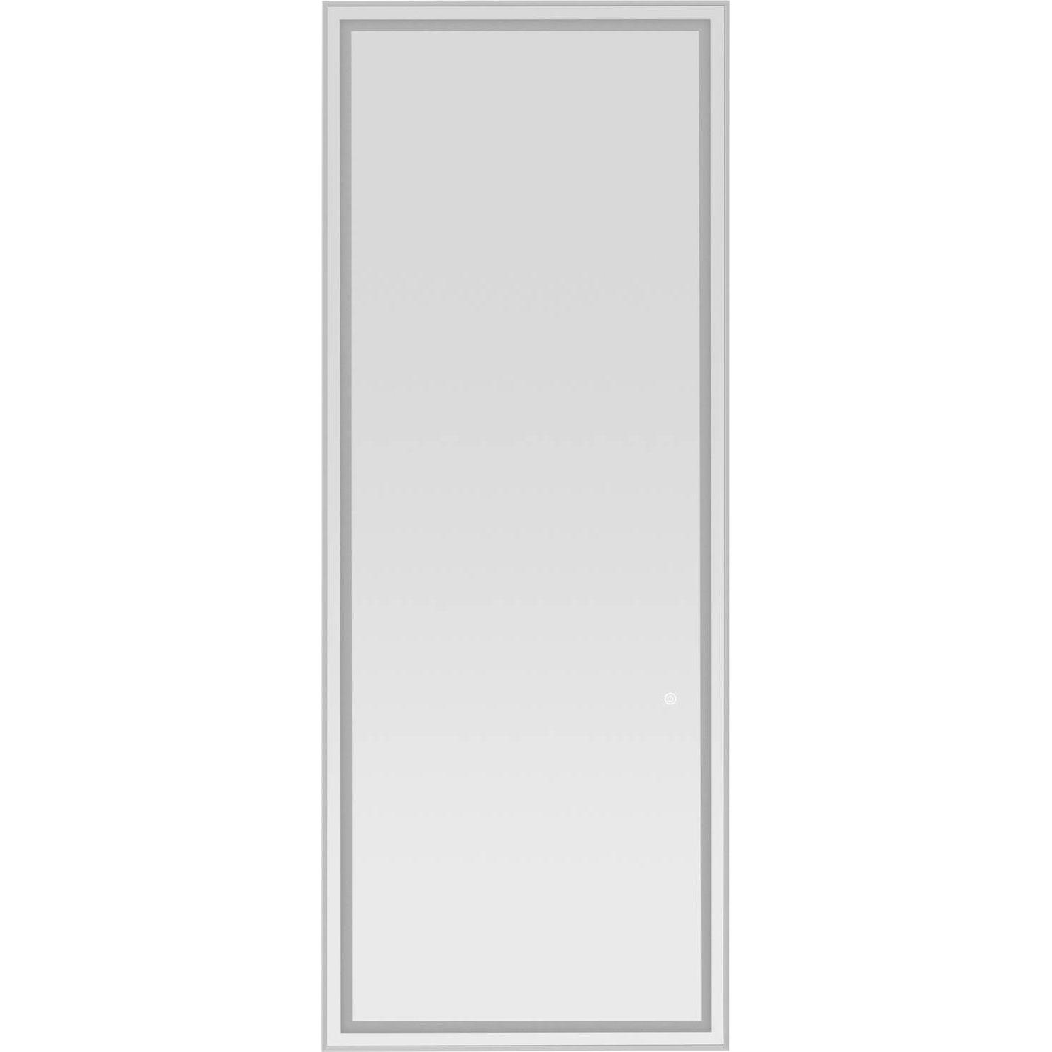 Thumbnail - Physa, Kosmetikspiegel, Friseurspiegel mit LED-Beleuchtung 180 x 70 cm flach rechteckig silberner Rahmen