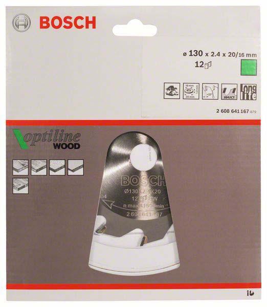 Produktbild Bosch Professional Zubehör PRO Wood Kreissägeblatt, 130 x 2.4 x 20 mm