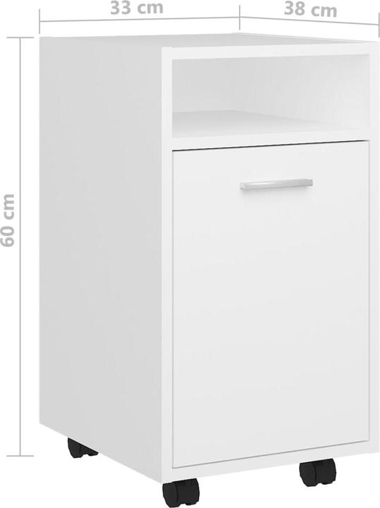 Actual product image VidaXL Beistellschrank (33 x 38 x 60 cm)