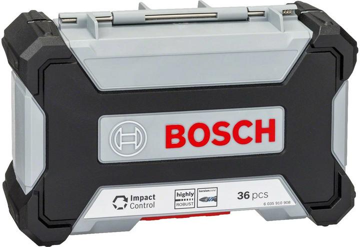 Actual product image Bosch Professional Zubehör Impact Bit Set 36 pcs. (Cross Phillips PH M1, Cross Phillips PH M2, Cross Pozidriv PZ M2, Cross Phillips PH M3, Cross Pozidriv PZ M3)