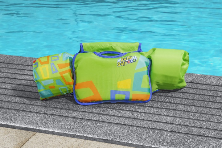 Actual product image Bestway Swim Safe ABC Swin Pal 19-30 kgr, Grøn