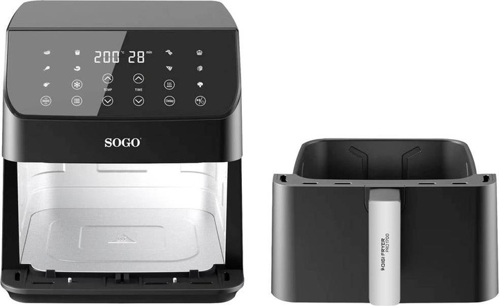 Image du produit Sogo Human Technology FRE-SS-10890 Friteuse à air chaud 1700W Protection contre la surchauffe, fonction