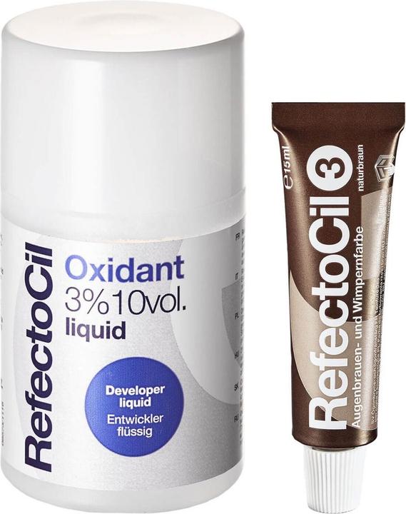 Image du produit Refectocil Natural Brown Eyelash & Eyebrow Tint + Oxydant 3%