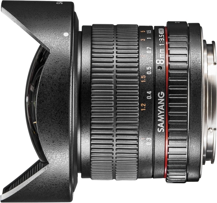 Actual product image Samyang 8mm f/3.5 Asph IF MC Fisheye CSII DH, Canon EF (Canon EF-S, APS-C / DX)