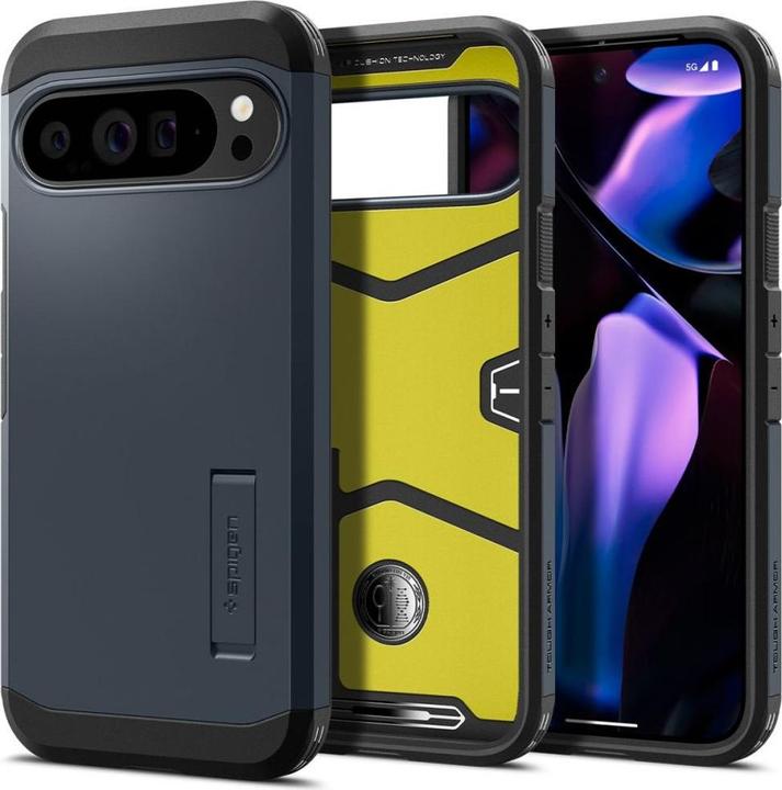 Actual product image Spigen Tough Armor Case for Google Pixel 9 Pro XL Metallic Slate (Google Pixel 9 Pro XL)
