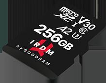 Immagine prodotto Goodram IRDM MicroSDXC UHS-I Classe 10 (256 GB, microSDXC, U3, UHS-I)