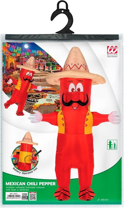 Actual product image Widmann Mexican chilli (One size)