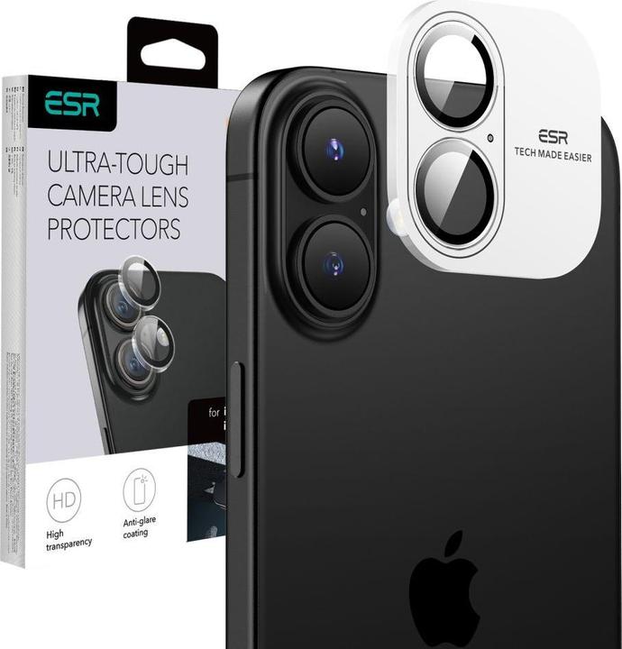 Actual product image ESR Armorite (1 pcs., Apple iPhone 16, Apple iPhone 16 Plus, Apple iPhone 17)