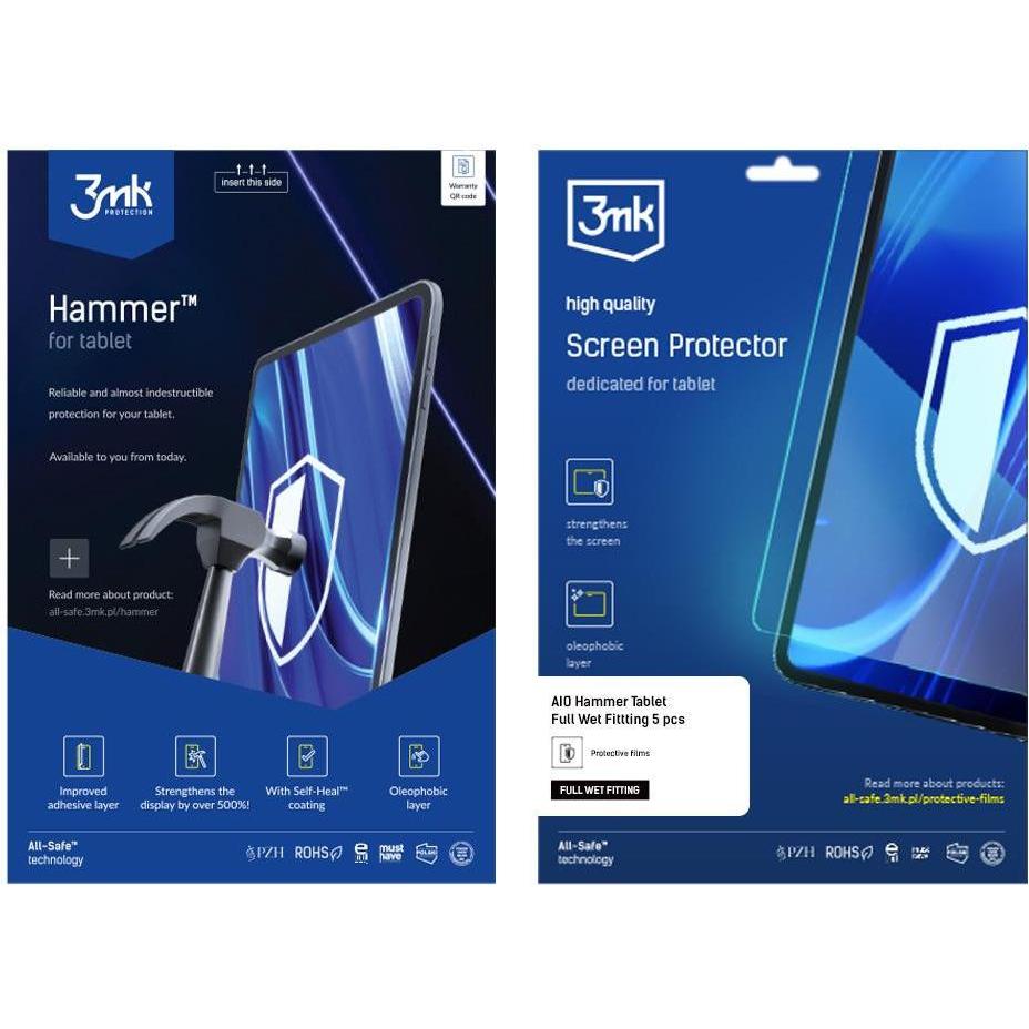 3MK All-In-One Hammer Tablet mokry montaż 5 szt., Weiteres Smartphone Zubehör