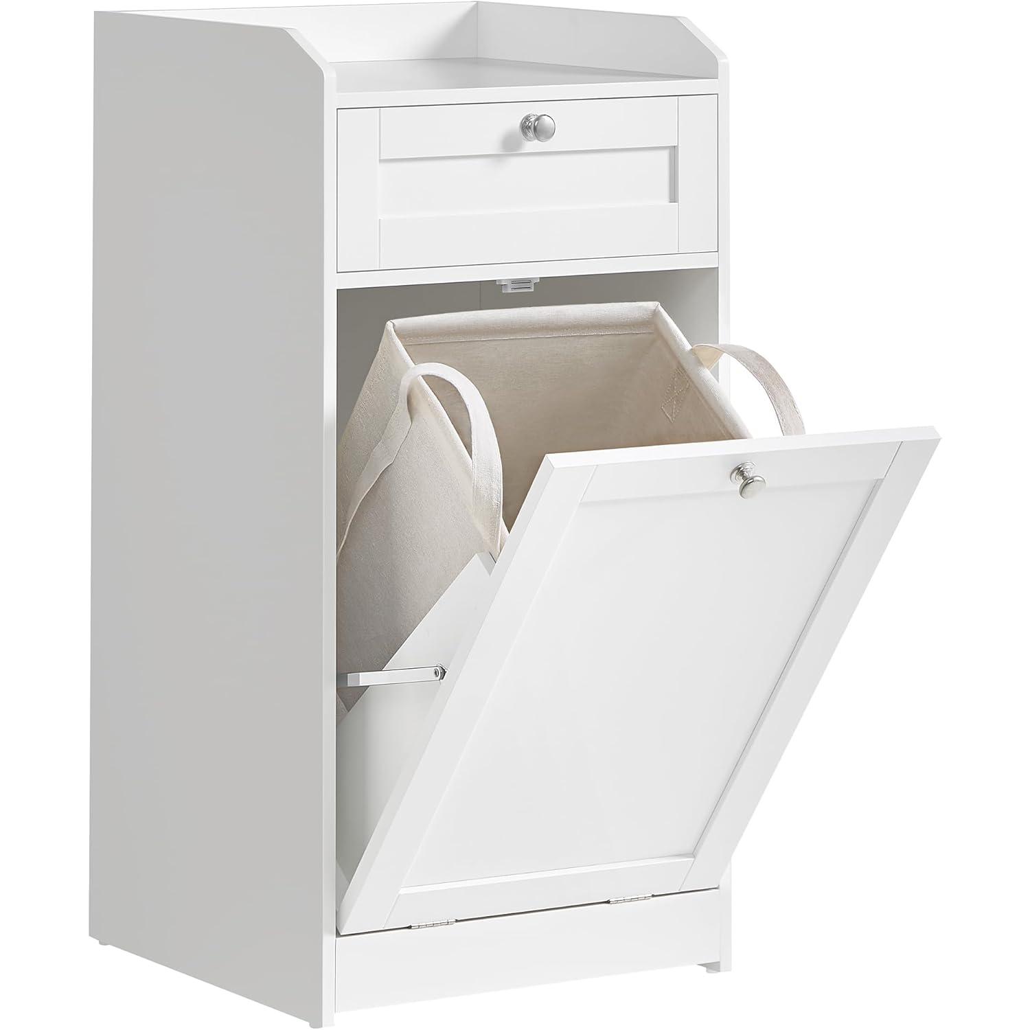 Vasagle Bianco Armadietto Bagno, Butler (40 X 40 X 80.20 Cm)