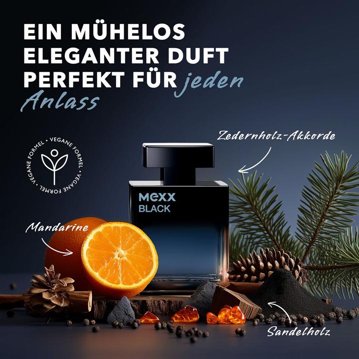 Actual product image Mexx BLACK MAN EDP (re) Spr 50 ml (Eau de parfum, 231 ml)