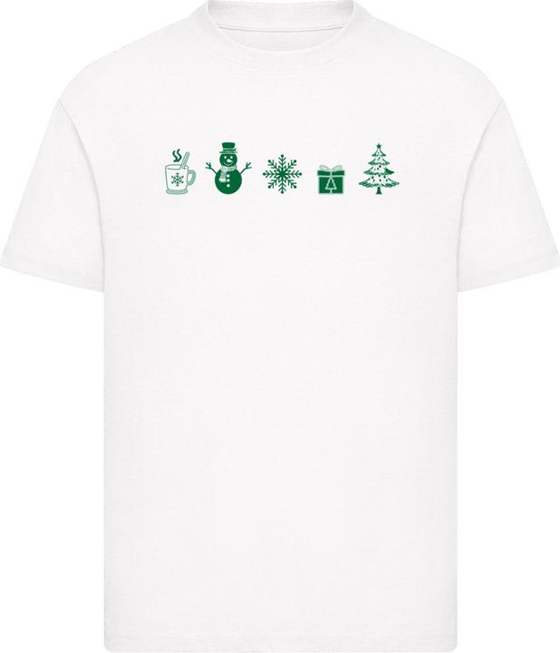 Produktbild Merchcode Kids Christmas Elements Tee - 181751 (122, 128)