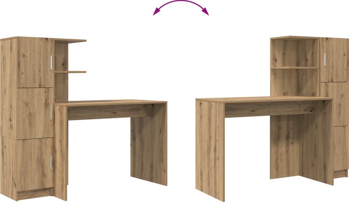 Image du produit vidaXL Schreibtisch für Zuhause (50 x 50 x 124 cm)
