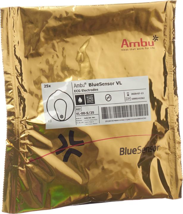 Immagine prodotto Ambu Pulsante blu SENSOR ECG Elect VL 25 pz.