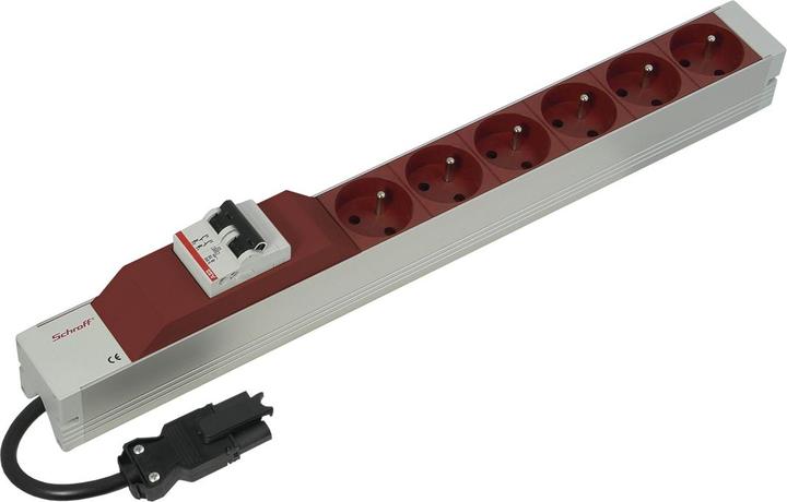 Actual product image Schroff Power strip (6x)