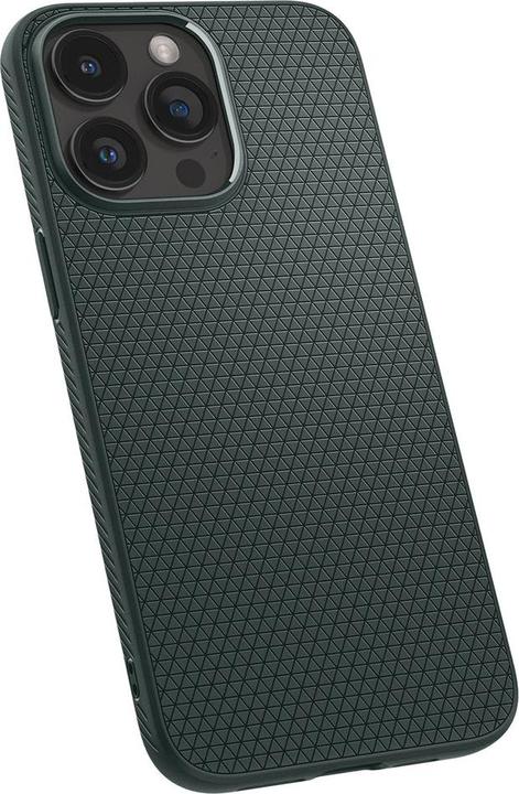 Actual product image Spigen Liquid Air iPhone 15 Pro Max 6.7" zielony/abyss green ACS06564 (Apple iPhone 15 Pro Max)