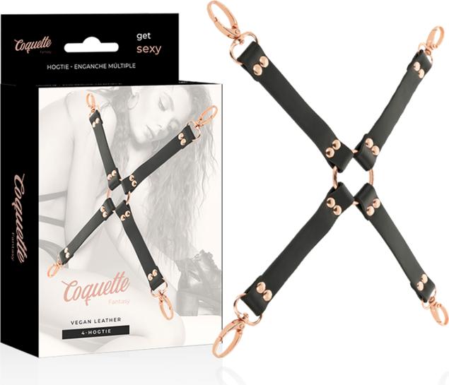 Actual product image Coquette Chic Desire Fantasy Vegan Leather Hog Tie