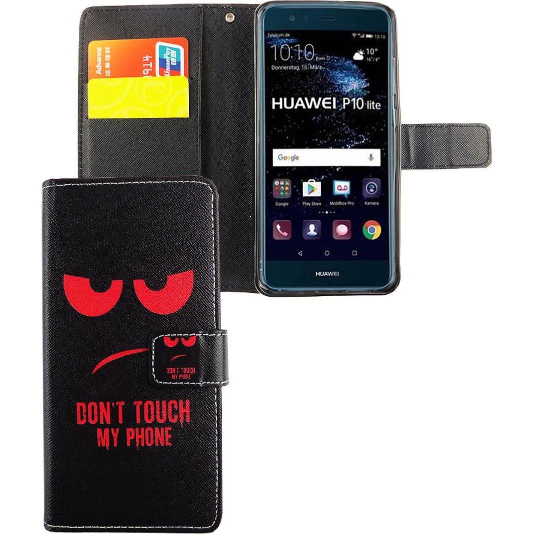 König Design Hülle Handy Schutz für Huawei P10 Lite Case Cover Tasche Wallet Etui Handyhülle (Huawei P10 Lite), Smartpho...