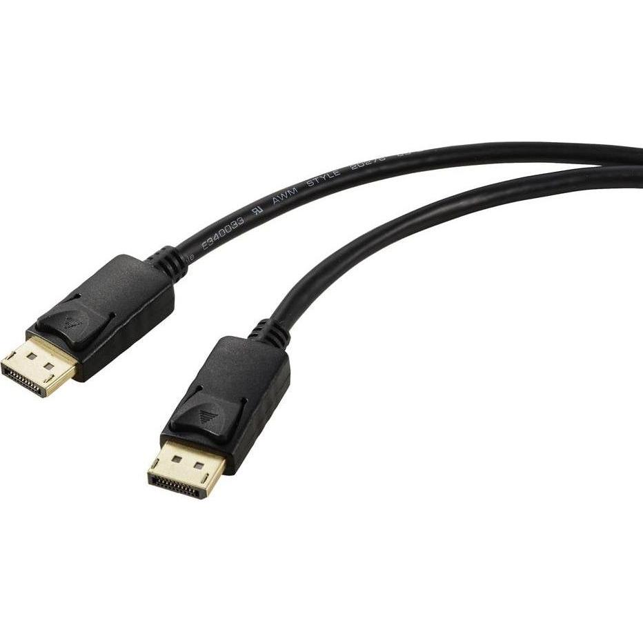 Renkforce DisplayPort Anschlusskabel DisplayPort Stecker, DisplayPort Stecker 2. (2 m, DisplayPort), Video Kabel