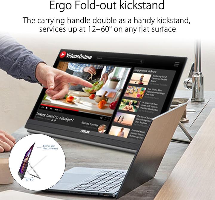 Produktbild ASUS ZenScreen MB229CF (1920 x 1080 Pixel, 21.50")