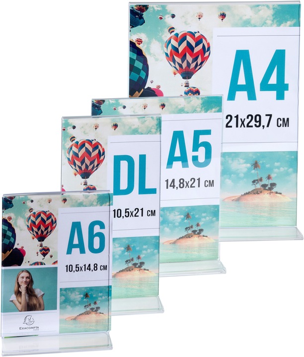 Immagine prodotto Exacompta Porta-visuale verticale A4 - Cristal (A4)