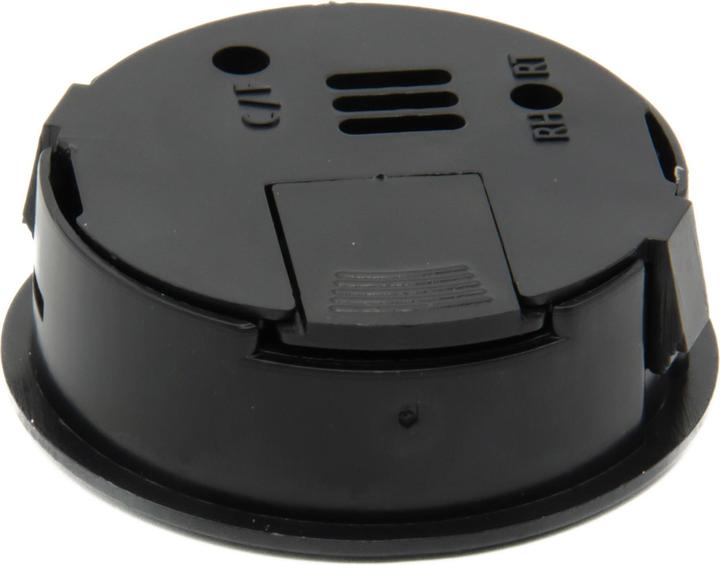 Immagine prodotto Purecrea Termometro digitale Igrometro Nero Rotondo (Accessori)