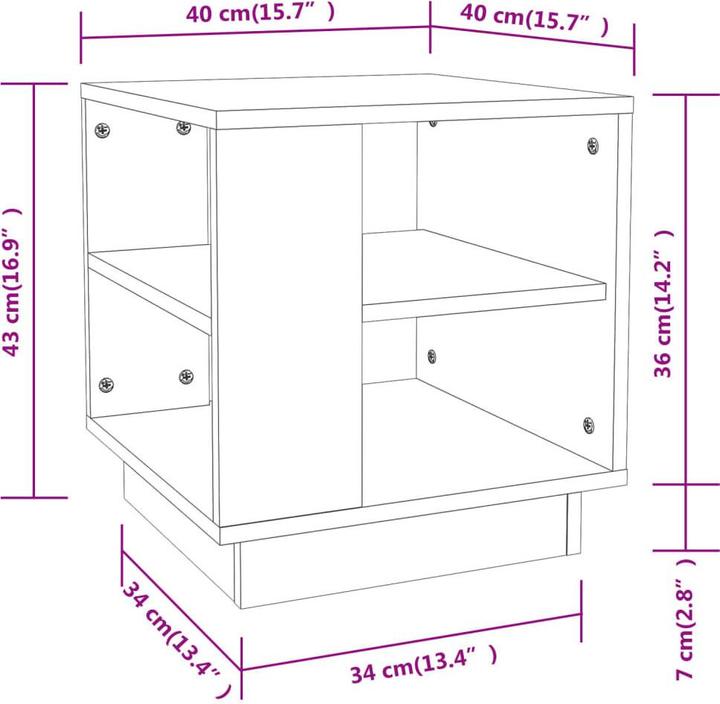 Produktbild vidaXL Couchtisch