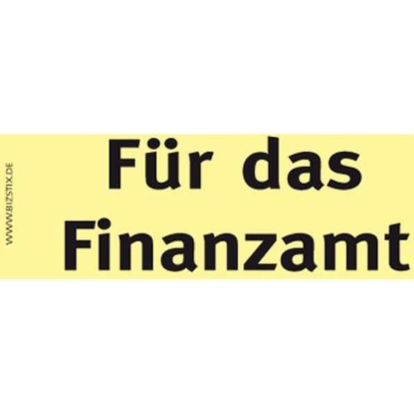 Thumbnail - Bizstix, Haftnotiz, Notiz 'Finanzamt' 75x35mm